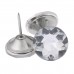 Mgoodoo 10pcs Diamond Crystal Upholstery Nails Tacks Sofa Headboard Sew Buttons Wall Decor 25mm Dia