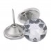 Mgoodoo 10pcs Diamond Crystal Upholstery Nails Tacks Sofa Headboard Sew Buttons Wall Decor 25mm Dia